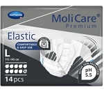 Brief MoliCare® Premium Elastic 10D Adult Large Unisex Disposable Heavy Absorbency BRIEF, MOLICARE PREMIUM ELASTIC 10D LG (14/PK 4PK/CS)